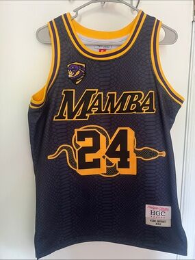 Headgear Classics Kobe Bryant #24 Black Mamba Jersey - Size Small